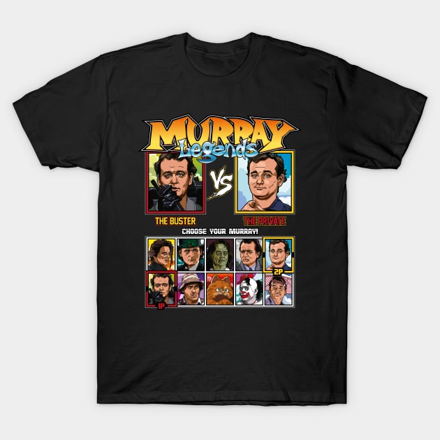 Bill Murray Legends Fighter T-Shirt by RetroReview